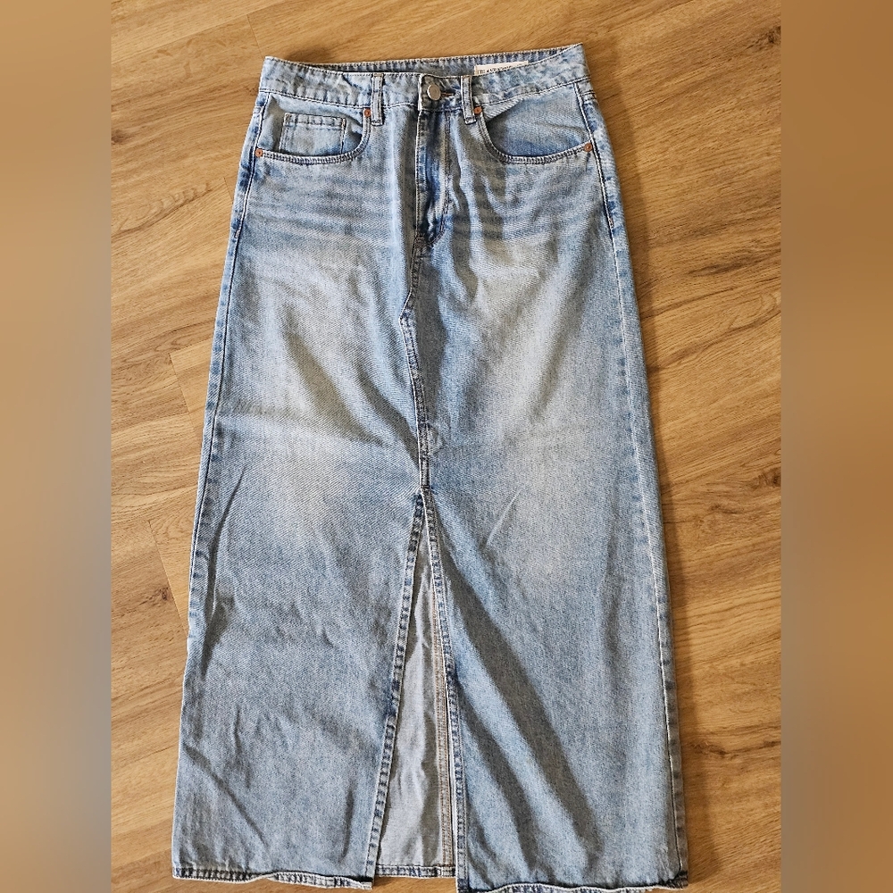 BLANKNYC Maxi Denim Skirt